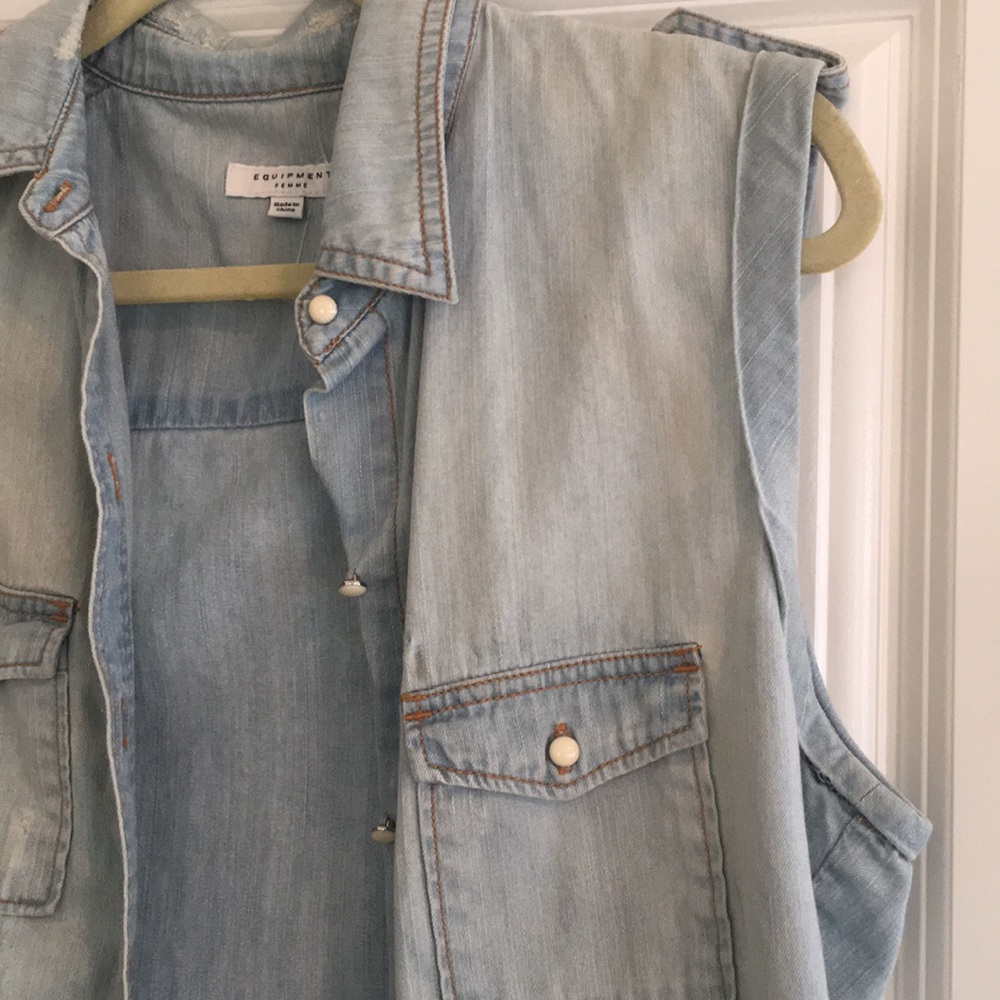 Equipment denim vest - Picture 2 of 3